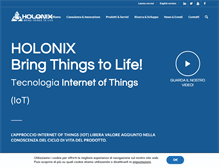 Tablet Screenshot of holonix.it